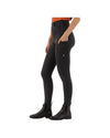 Person wearing black riding pants on a white background Black riding pants worn by a person on a white background equestrian fashion outfitters