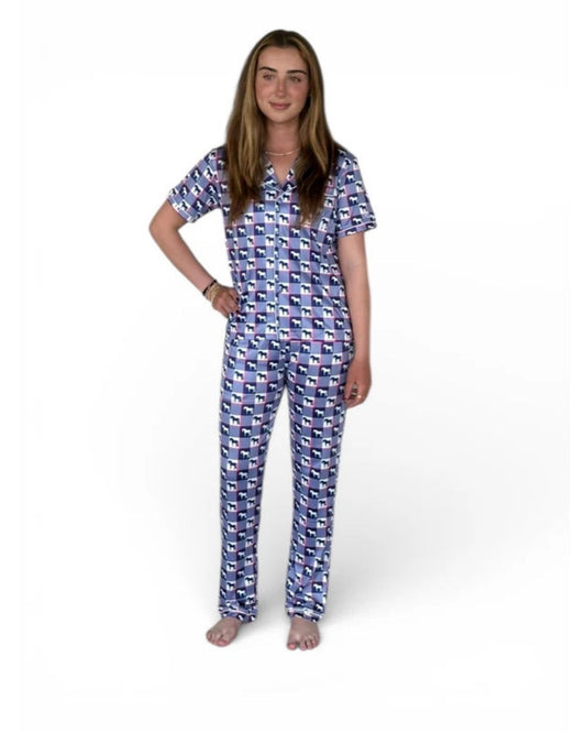 Kathryn Lily Pajamas - Plaid Horse