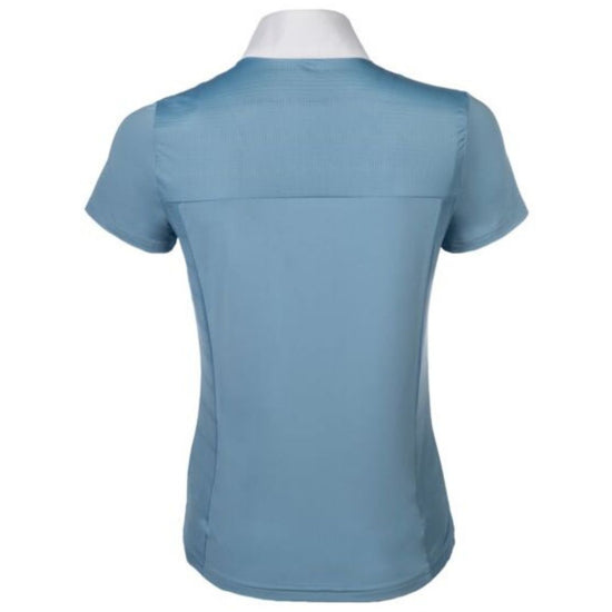 Blue shirt on a mannequin with a white background Equestrian fashion outfitters