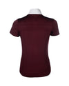 Maroon shirt on a mannequin with a white background Equestrian fashion outfitters