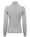 Gray long-sleeve shirt on a white background