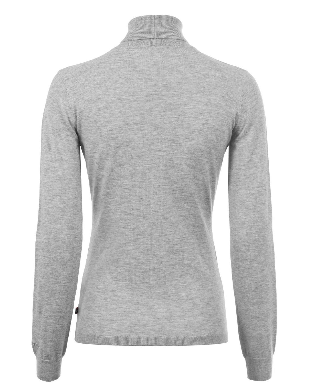 Gray long-sleeve shirt on a white background