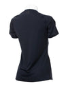 Navy show shirt on a mannequin with a white background equestrian fashion outfitters
