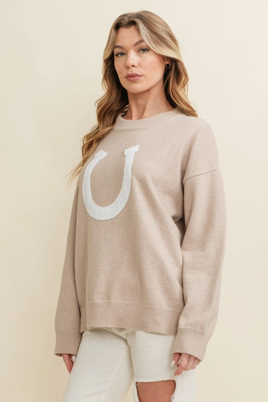 Horseshoe Pullover Sweater