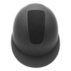 Black helmet with black crystalon a white background equestrian fashion outfitters