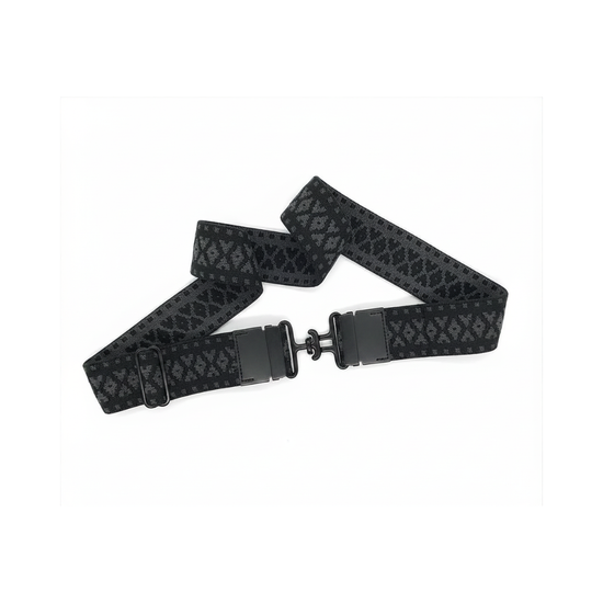 Bedford Jones Black Surcingle Buckle Belt Belt Bedford Jones - Equestrian Fashion Outfitters