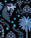 Kastel Blue Regal Palm 1/4 Zip L/S Top