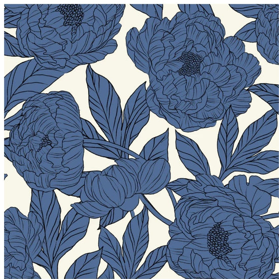 Pattern of blue flowers on a white background Kastel equestrian fashion outfitters
