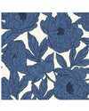 Pattern of blue flowers on a white background Kastel equestrian fashion outfitters