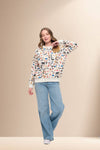 Colourful Dog Breeds Print Sweatshirt Sweater SM WARDROBE - Equestrian Fashion Outfitters