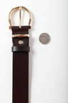 Horseshoe Gold Buckle Belt Belts Leto Accessories - Equestrian Fashion Outfitters