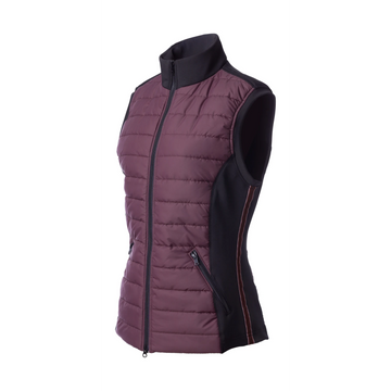 Equinavia Heidi Insulated Vest in Maroon - equestrian fashion outfitters