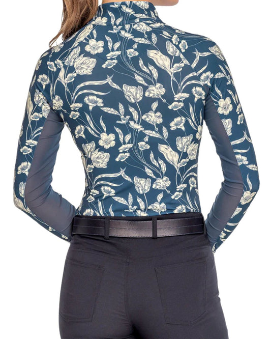 Kastel French Tulip 1/4 Zip L/S Top