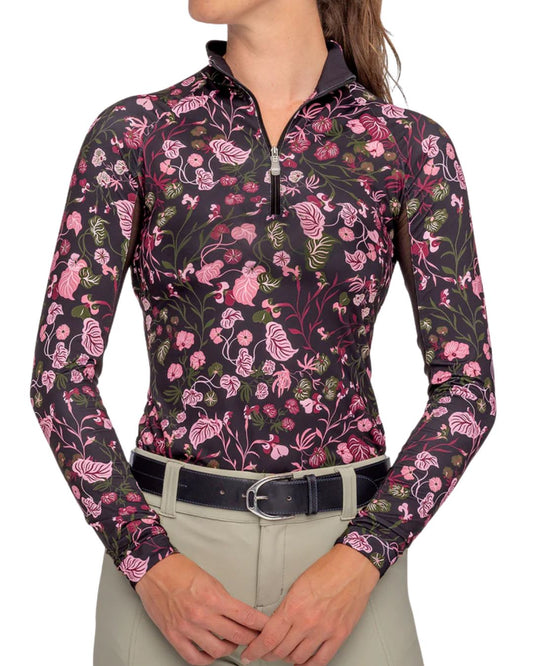 Kastel Modern Begonia 1/4 Zip L/S Top