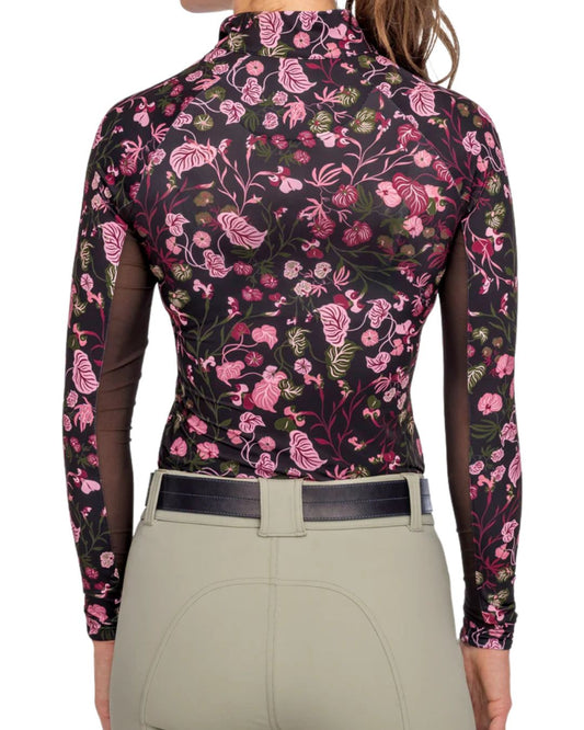 Kastel Modern Begonia 1/4 Zip L/S Top