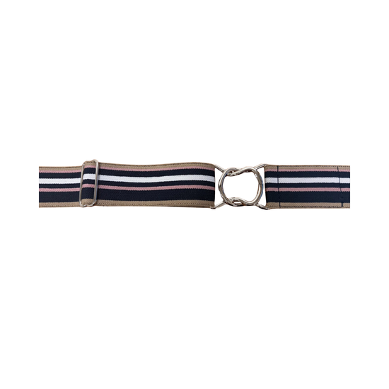 Bedford Jones Silver Swizzle Buckle Belt Belt Bedford Jones - Equestrian Fashion Outfitters