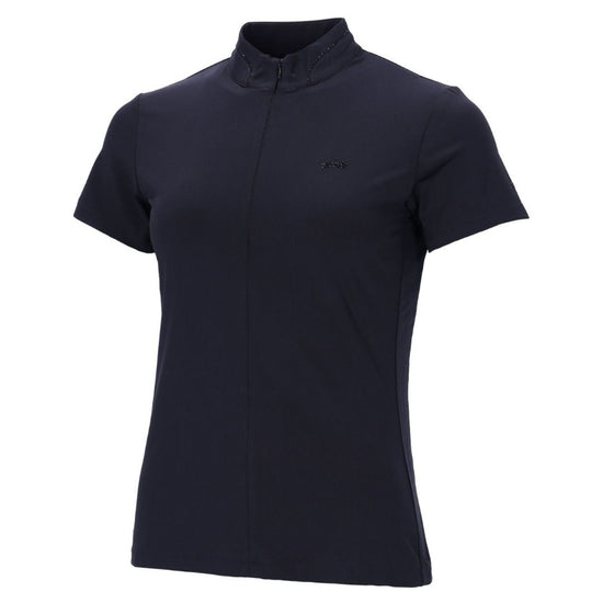 black short-sleeve shirt on a white background Schockemohle equestrian fashion outfitters