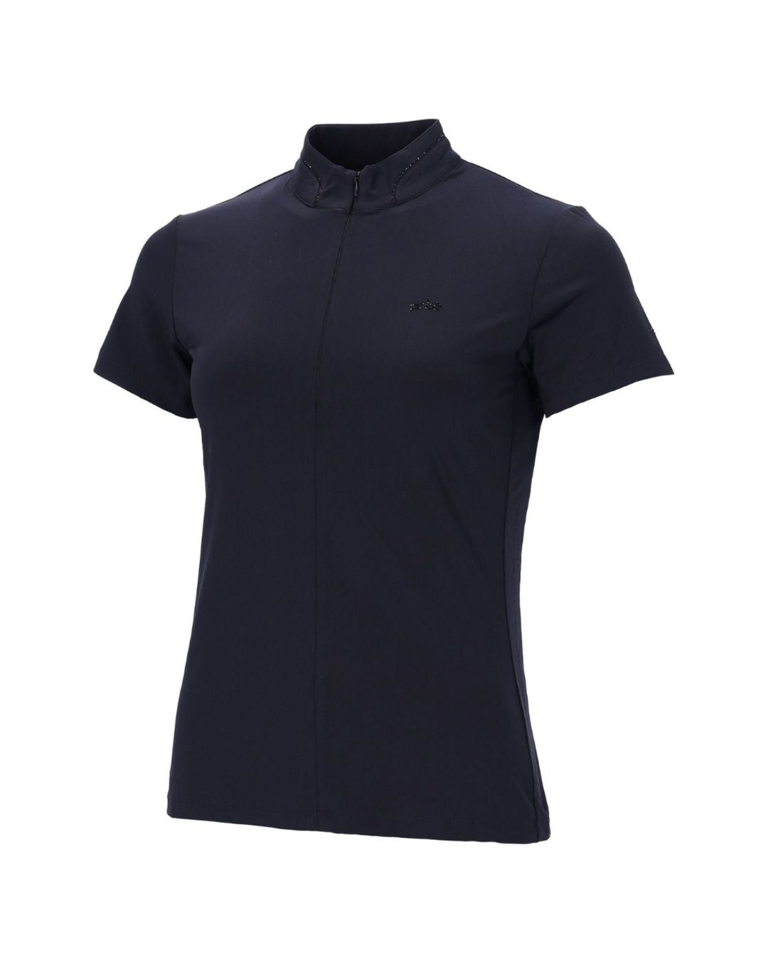 black short-sleeve shirt on a white background Schockemohle equestrian fashion outfitters