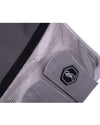 Gray velcro attachment with a brand logo on a white background equestrian fashion outfitters