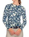 Kastel Blue Tulip Crewneck Sweater