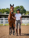 HKM Ladies Velluto Eva Suede Full Seat Breeches Breeches HKM - Equestrian Fashion Outfitters