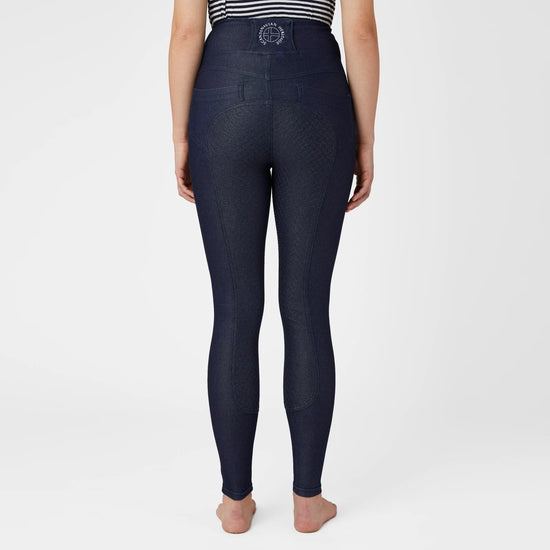 Horze Katia Denim Look FS Tights Tights Equinavia - Equestrian Fashion Outfitters