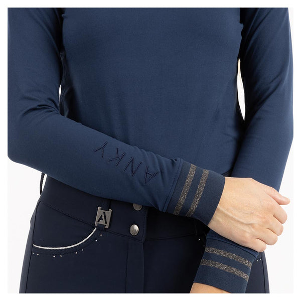 Anky Long Sleeve Polo Shirt Shirts & Tops Anky Technical - Equestrian Fashion Outfitters