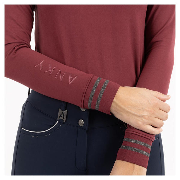 Anky Long Sleeve Polo Shirt Shirts & Tops Anky Technical - Equestrian Fashion Outfitters