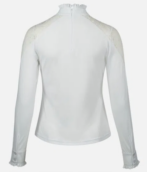 Horze Sylvie Lace Show Shirt - Equestrian Fashion Outfitters