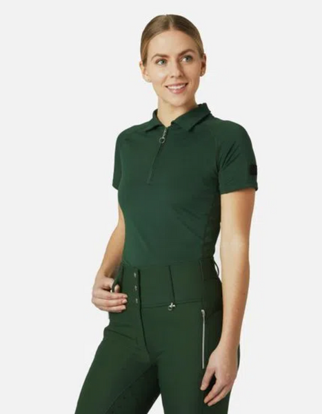 Horze Tiana Short Sleeve Polo Shirt - Equestrian Fashion Outfitters