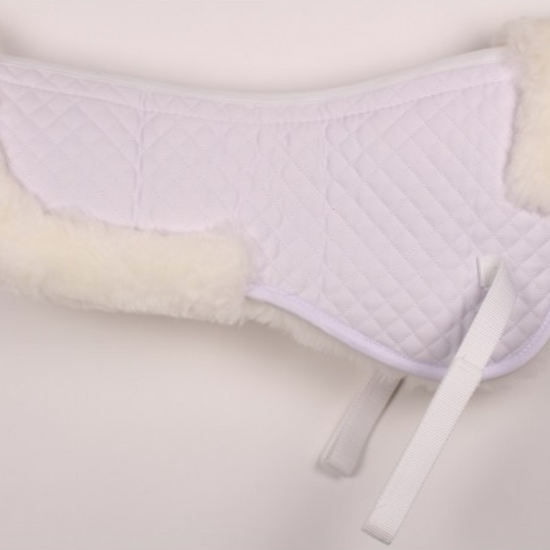 Real Sheepskin Half-Pad w Rolled Edges Saddle Pad No Name - Equestrian Fashion Outfitters