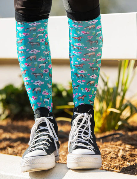 Dreamers Schemers Pair a Spare Boot Socks Equestrian Fashion