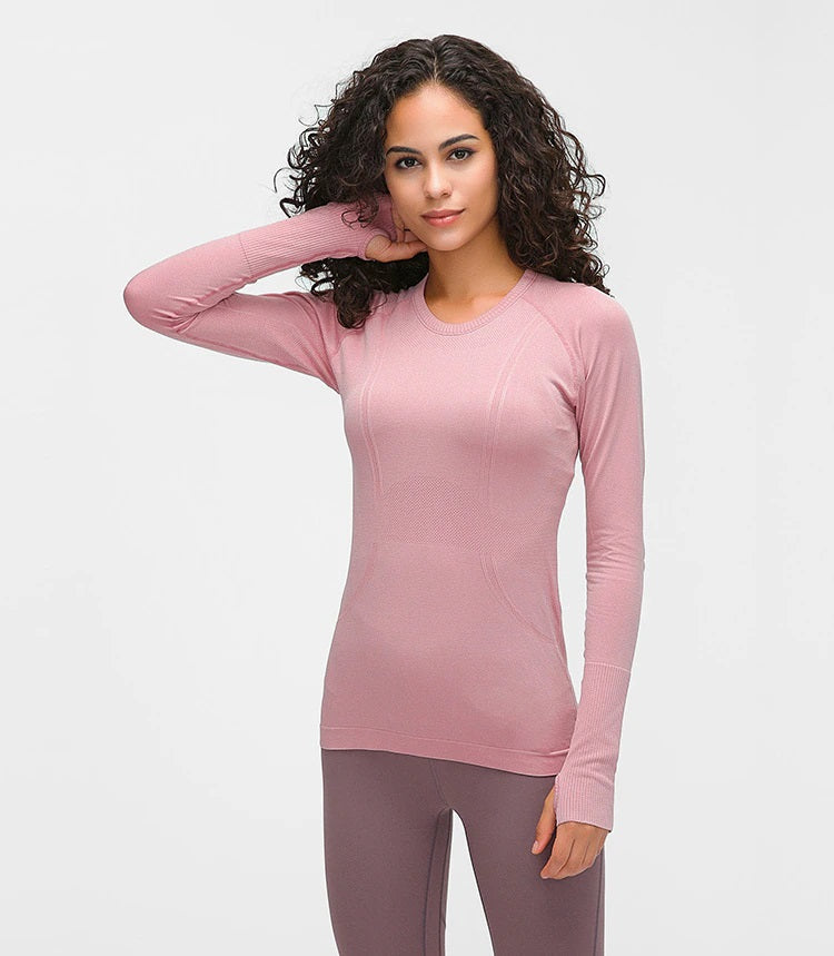 Cypress Seamless Long Sleeve Shirt Tops Elevated Equestrian - Equestrian Fashion Outfitters